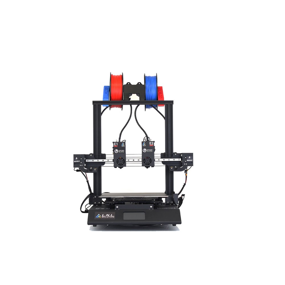 New Tenlog Upgraded TLD3 PRO Dual Extruders 3D Printer with Power