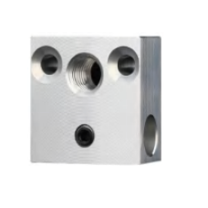 CNC Heat Block for CR10/Ender3 (6063 Aluminum 300°C)