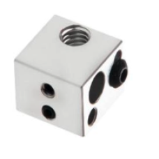 Makerbot heat block (Silver)