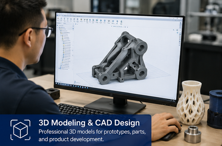 3D Modeling and CAD Design Service