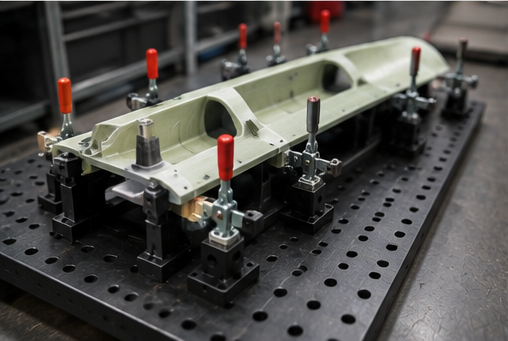 Aerospace manufacturing jigs fixtures and assembly tools