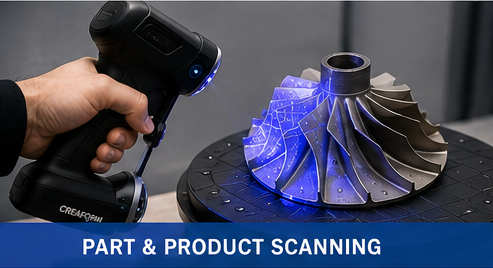 Part and product 3D scanning service