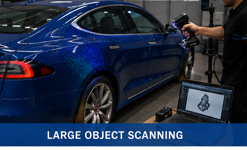 Large object 3D scanning service