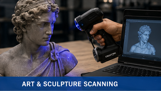 3D scanning for art sculpture and organic shapes